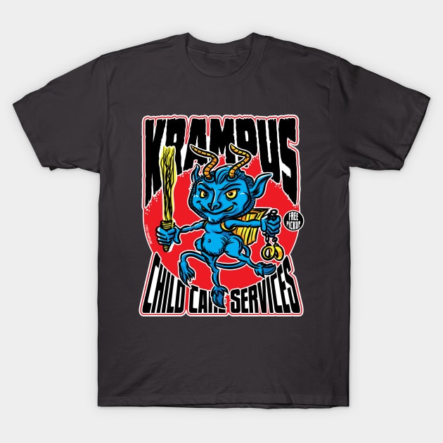 Krampus Child Care Services T-Shirt by eShirtLabs